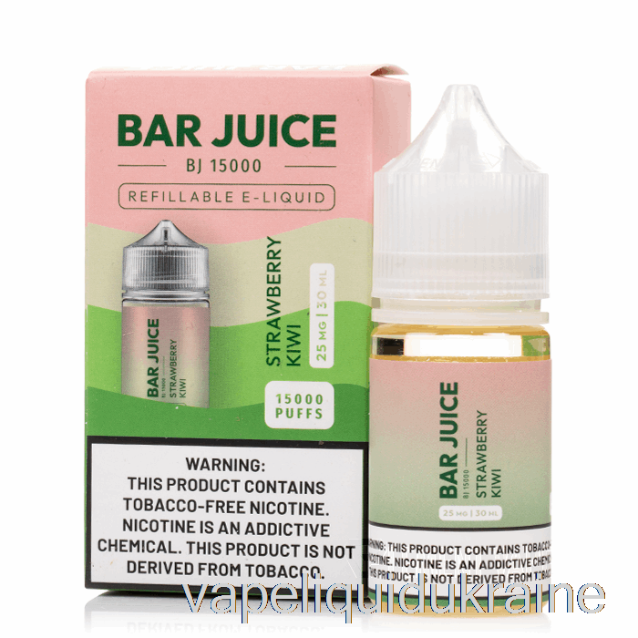 Vape Liquid Ukraine Strawberry Kiwi - Bar Juice - 30mL 25mg